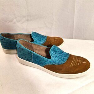 Bandoleros Leather Western Shoes Size 10